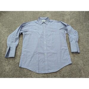 Brooks Brothers Button Up Shirt Men's 3XL French Cuff Double‎ Business Casual